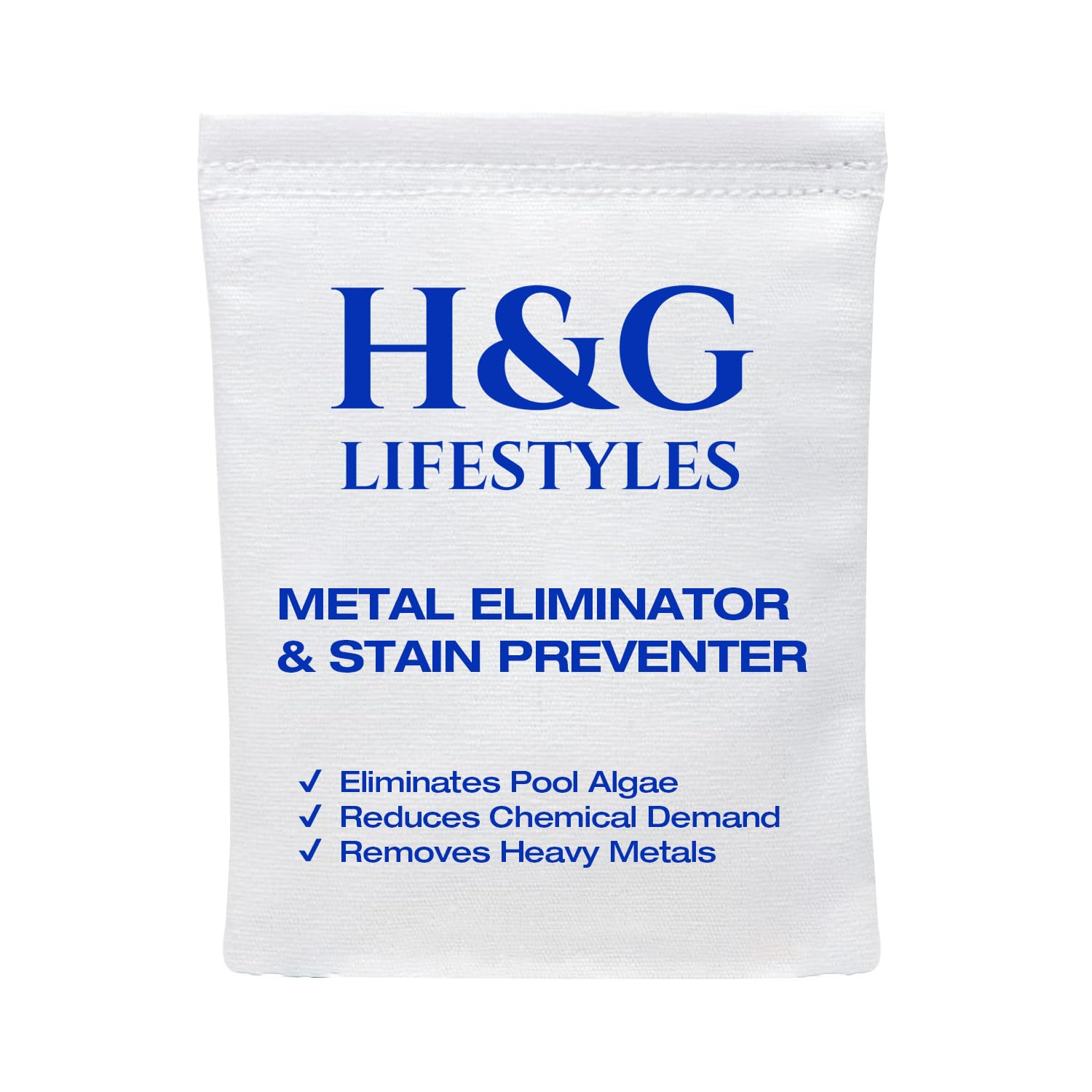 H&amp;G Lifestyles Metal Eliminator &amp; Stain Preventer Refill for Pool &amp; Spa, Replacement Pack for Floating Dispenser, Removes Iron, Copper &amp; Manganese, Helps Maintain Clear Water, Up to 30,000 Gallons