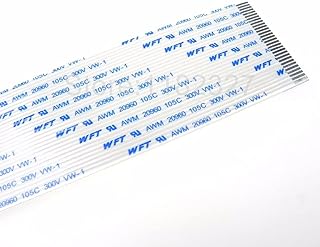 Davitu Wiring Harness - Flat Flex Cable WFT AWM 20960 105C 300V VW-1 30pin 1.0mm pitch same side contact A type 600mm length FFC cable - (Color: 2pcs)