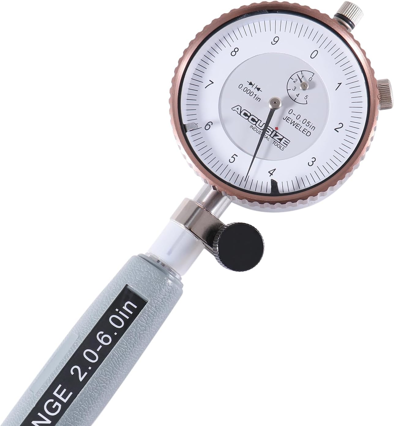 Accusize Industrial Tools Toolmaker's Inspection Set with 2-6'' by 0.0001'' Dial Bore Gage, Egee-1006