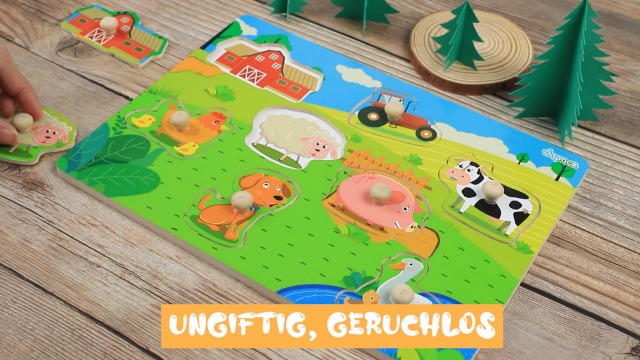 12 Tierpuzzles Für Kinder – 48 Teile, Mit Fußabdruck-Anleitung, Für Vorschulkinder