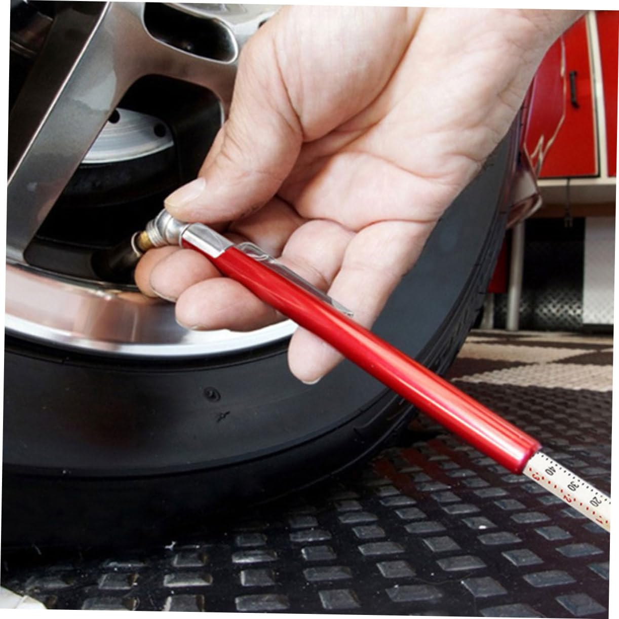 2pcs Analog Tire Pressure Gauge Car Tire Gauge Pencil Style Cars Suvs Motorcycles