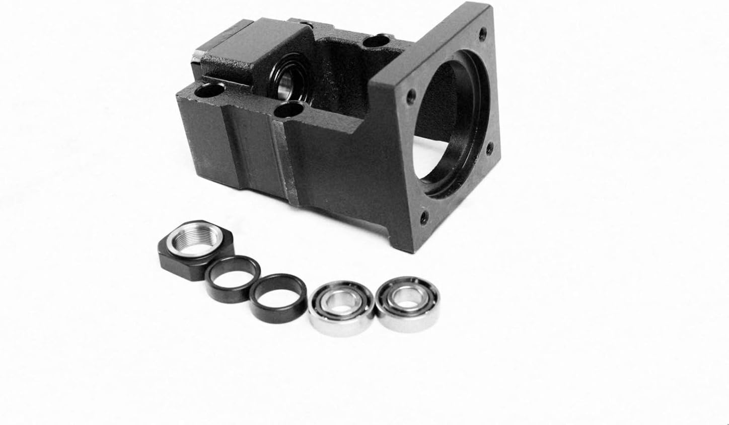 Nema 34 Stepper Motor Steel Mounting Bracket and BK15 Ball Screw Fixed End Supports Bearing Mount for 86mm Nema 34 Motor and 20mm CNC Ball Screw Ballscrew Kit SFU2005 SFU2010 2020 2040