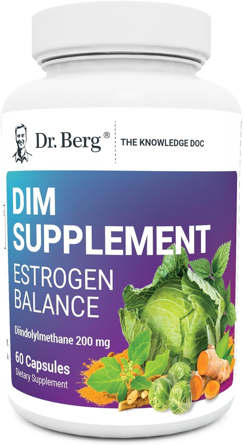 DIM Supplement Estrogen Balance - Original Estrogen Supplement for Women with Diindolylmethane for Menstrual Symptoms & Menopause Relief & Black Pepper for Enhanced Absorption - 60 Capsules (B0D7PP19KX) Amazon Price History, Amazon Price Tracker