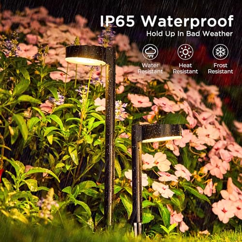 Ahaorigin TPL015 8 Pack Solar Pathway Lights Outdoor thumb #2