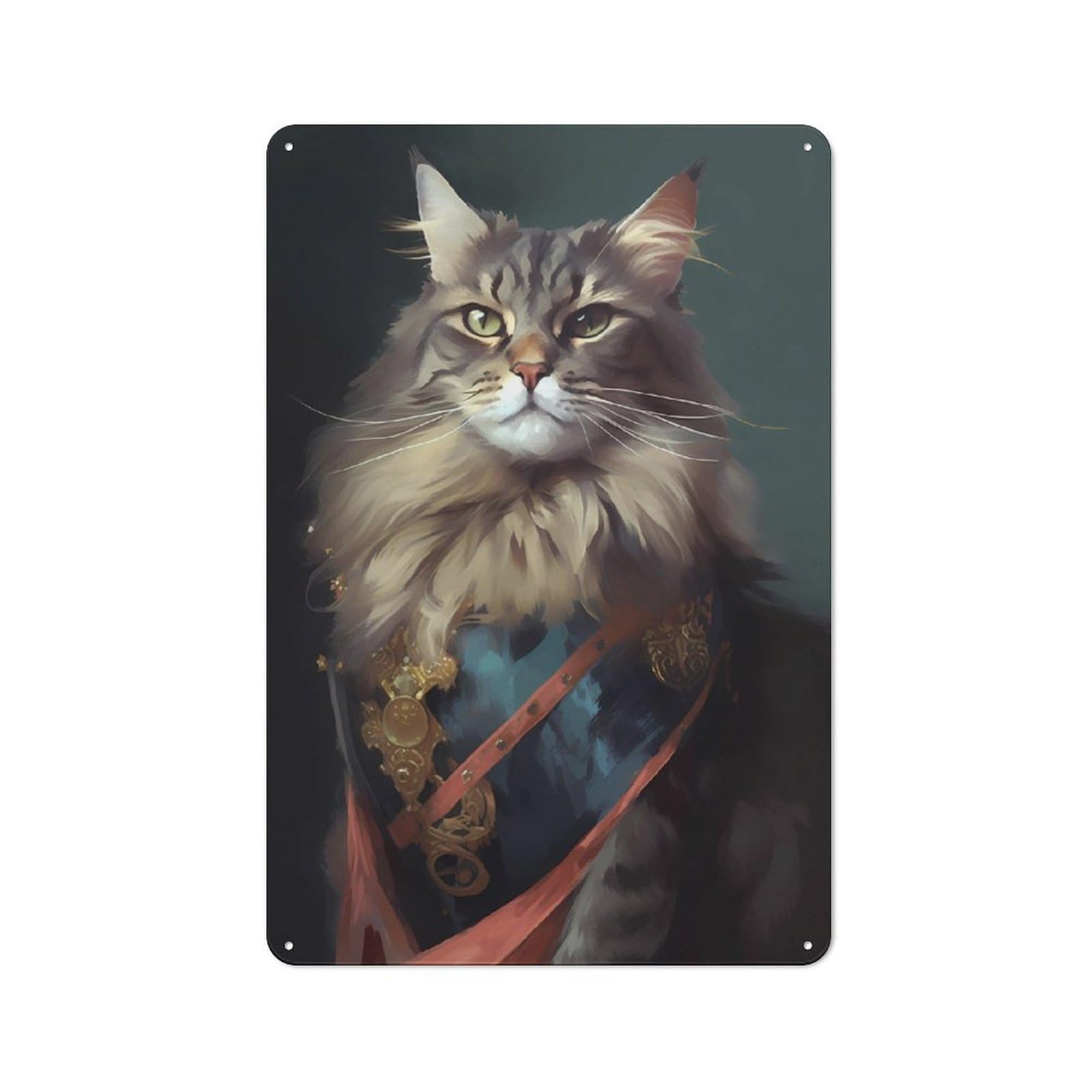 Junmoney Norwegian Forest Fiction Metal Wall Art Sign 30X20cm, Old Fashioned Nostalgic Wall Art For Living Room, Hallway, Kitchen Or Cafe