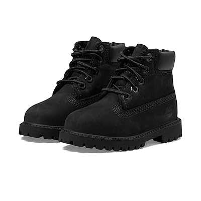 Timberland Kids 6 Premium Waterproof (Toddler/Little Kid) Kids Shoes Black