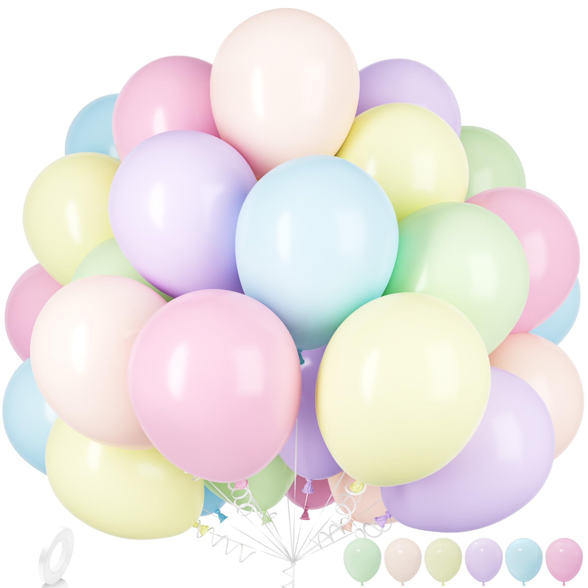 Yiran Lot De 30 Ballons Romantiques En Latex De 12,7 Cm - Décorations