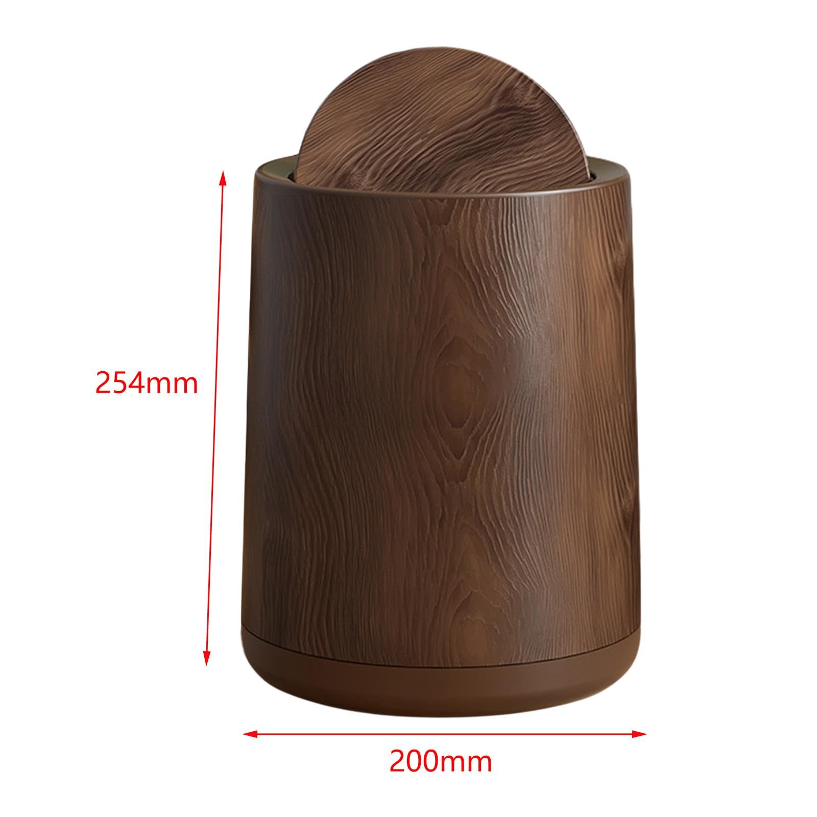CLUB BOLLYWOOD® Bathroom Trash Can Round with Swing Lid Removable Inner for Dorm Room Office 200mmx254mm|Home & Garden | Household Supplies & Cleaning | Trash Cans & Wastebaskets|1 Piece Trash Can 1