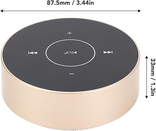 Miniatura 7 de Altavoz Bluetooth Touch Play, 10 horas de reproducción 3D Lives Sound Bluetooth 5.0 Multitouch Subwoofer Altavoz portátil con ranura para tarjeta SD