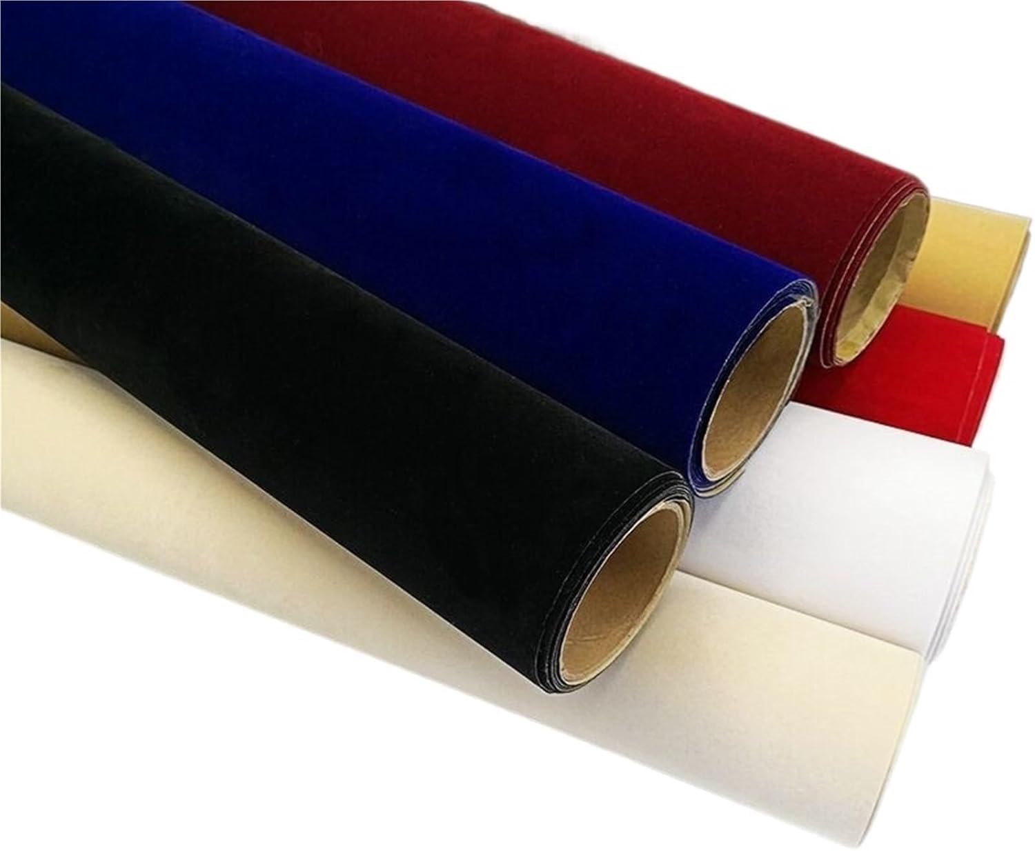 Zamszowa tkanina na podsufitkę, Tkanina na podsufitkę samochodową DIY Samoprzylepny flokowany aksamit 45 cm x (1-10) m(03,45cm x 3m)