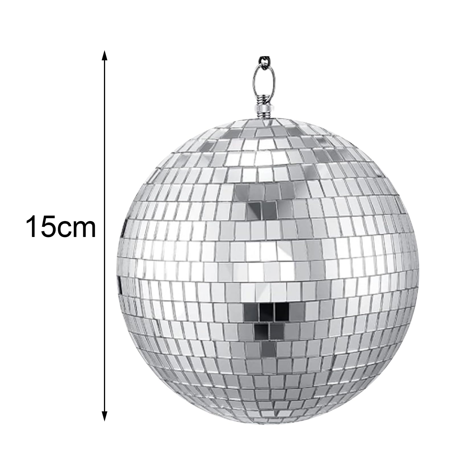 Palla Da Discoteca Palla A Specchio, 15 Cm Palla Da Discoteca Rotante Luce Da Discoteca Luci Da Festa Luci Motorizzate Con Telecomando Per Feste (velocità regolabile)