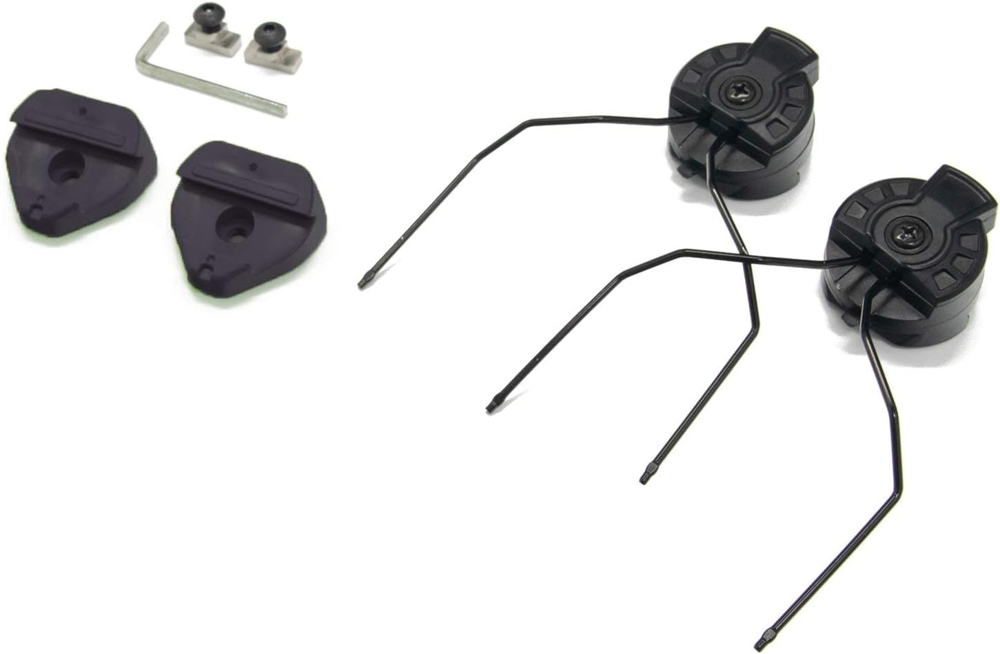 Universal Communication Headset Adapters Compatible With MTEK Flux, HHV, and MLOK Helmets