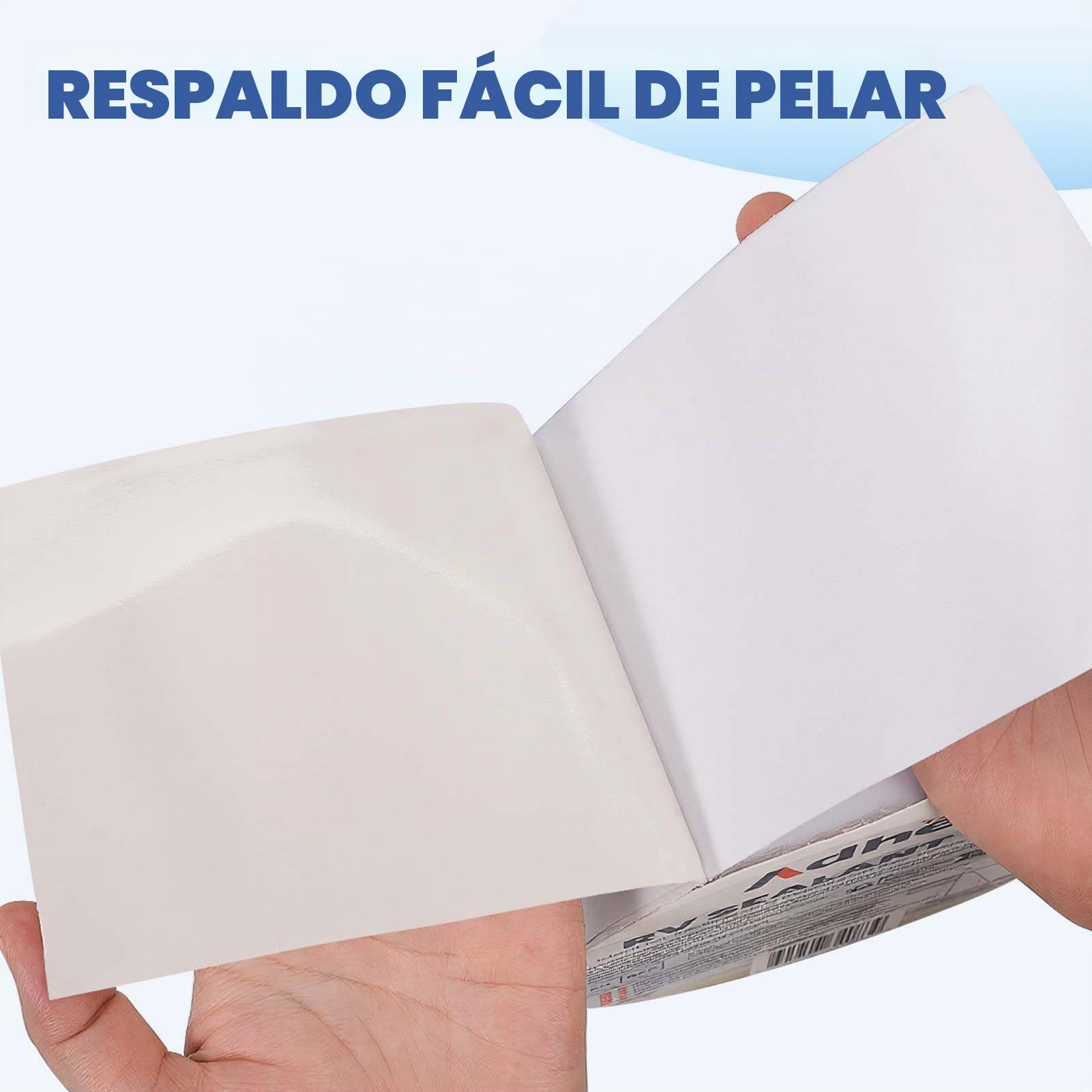 ADHES Cinta adhesiva para caravana blanca, 100 mm x 15 m, cinta impermeable para caravana, de goma butílica, para RV, autocaravana, autoadhesiva, para ventanas, techo, caravana, tubería