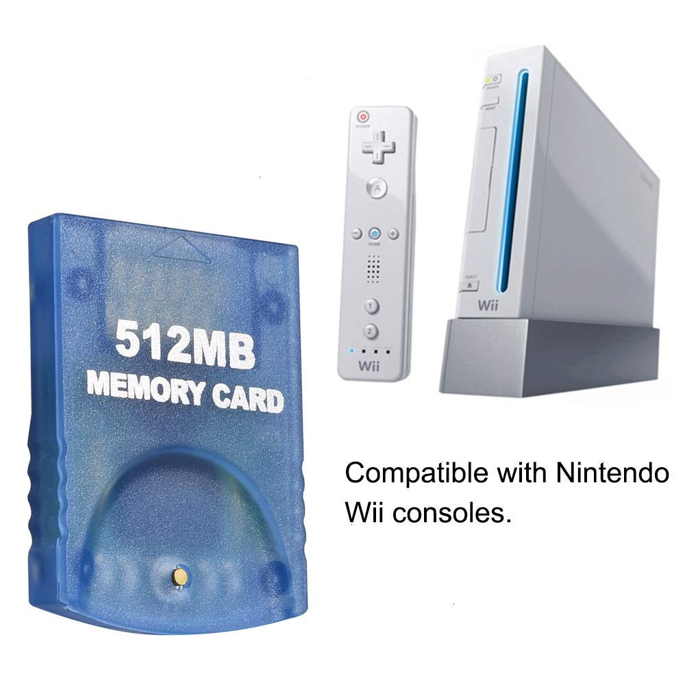 Link-e - Carte Memoire Grande Capacité 512mb (4x2043 Blocks) Compatible avec la Console Nintendo Gamecube