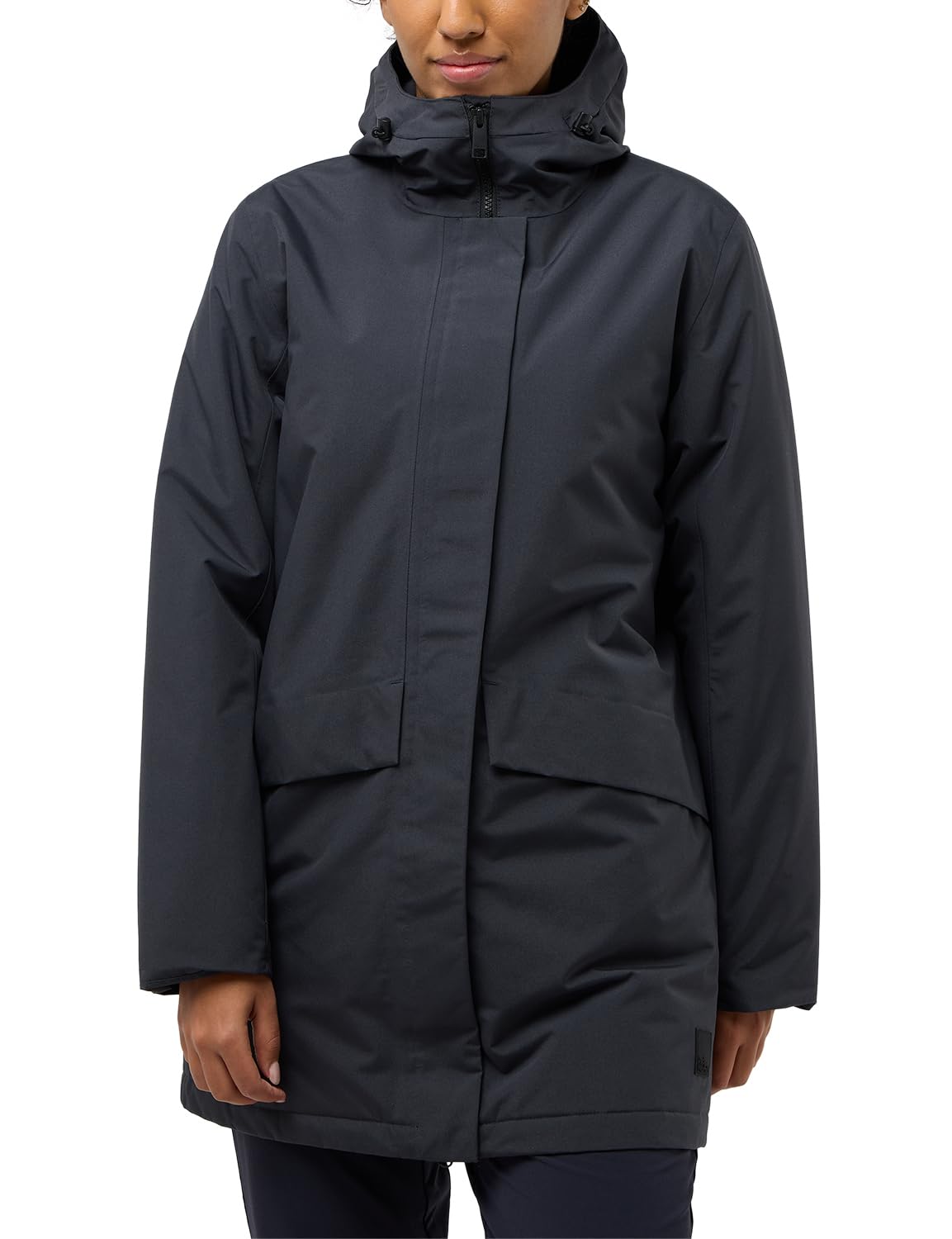 Jack Wolfskin Women's Tempelhof W Coat, Phantom, L