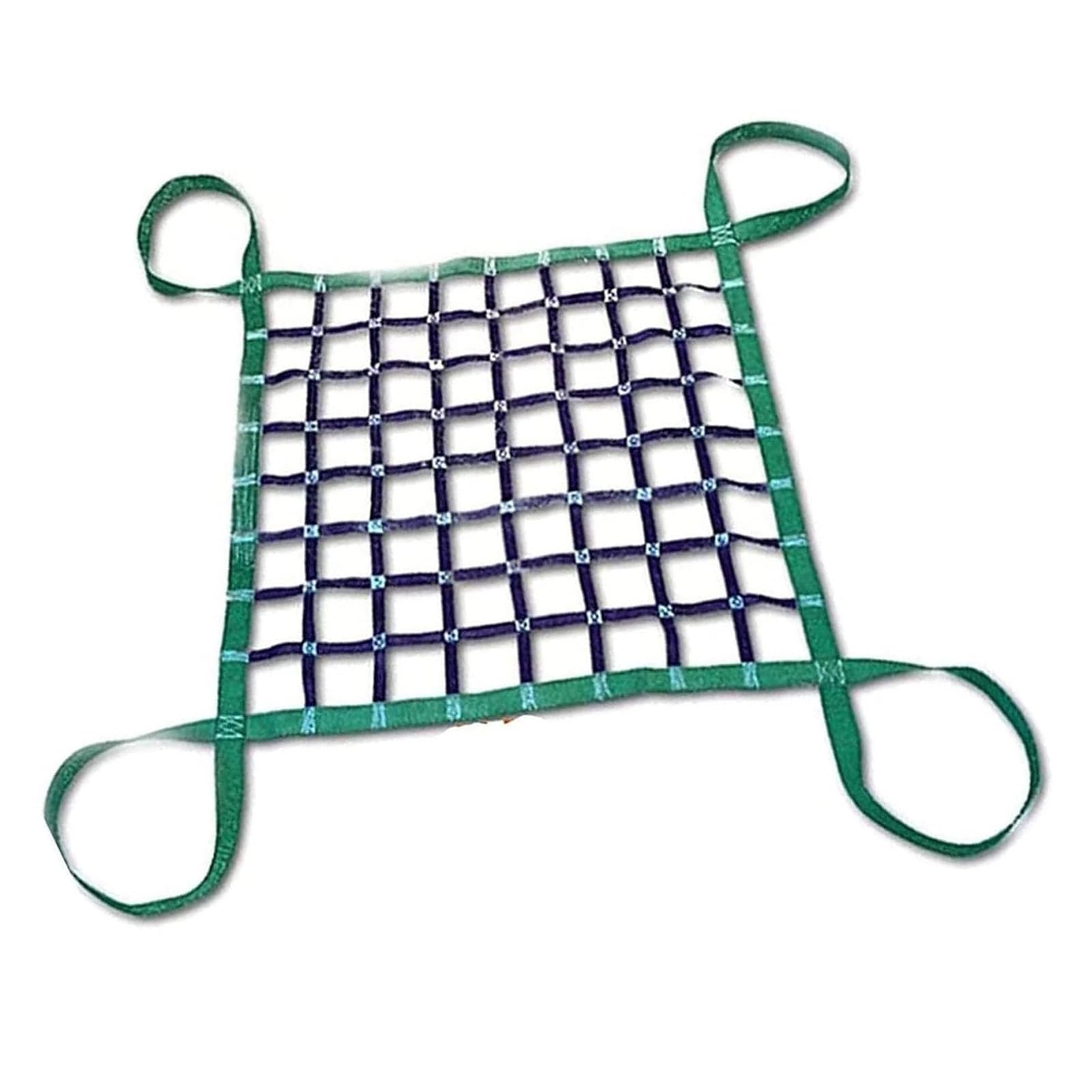 Red De Elevación Plana De Poliéster - Red De Eslinga De Carga Resistente Al Desgarro, Bolsa De Elevación Suspendida, Correas Divisorias Para Maletero De Camión(1.5 X 1.5M/Mesh 10cm/Load 300kg)