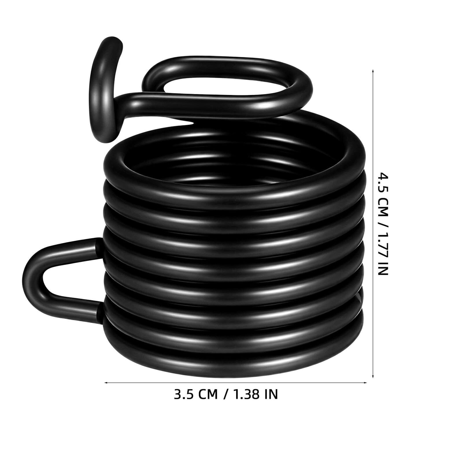 Amosfun Ressorts de Burin Pneumatiques Ressort de Retenue Fiable 6pcs en Alliage Noir pour Outils Pneumatiques, pour Creuser Différents Environnements