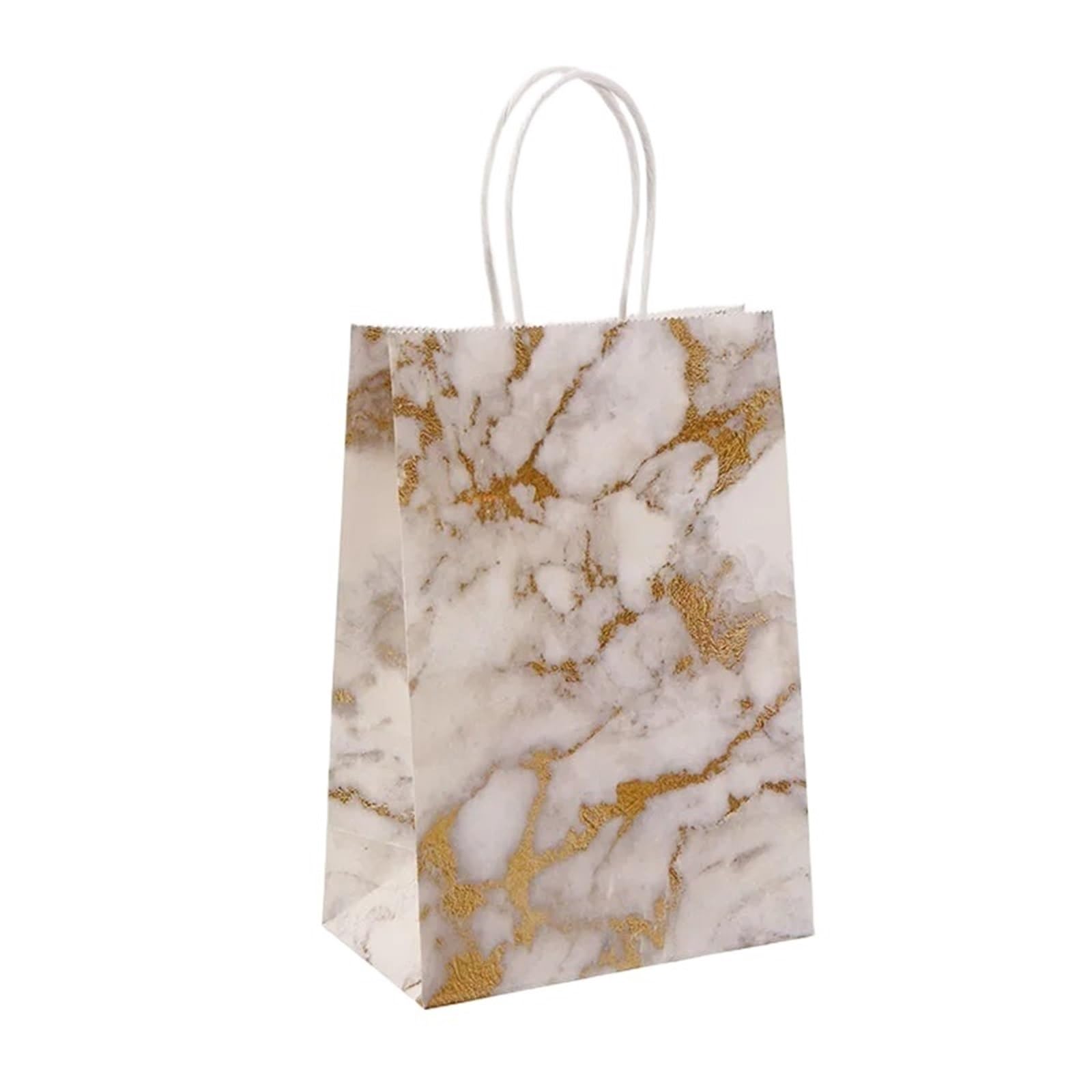 20 piezas bolsas de papel mármol para Envolver Regalos