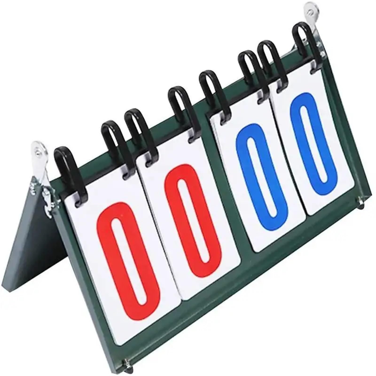 Tabellone segnapunti portatile da tavolo a quattro cifre di vibrazione del tabellone segnapunti di pallacanestro multi sport punteggio Flip Scoreboard Keeper