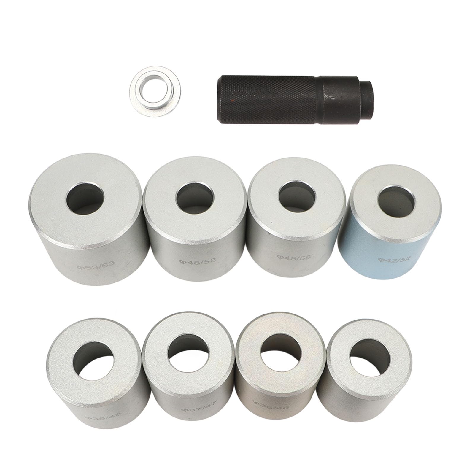 Ejoyous 10PCS Installatore Cuffia Tirante estremità in Acciaio al Carbonio Giunto Sferico Installatore Cuffia Parapolvere da 34 a 53 Mm ID da 44 a 63 Mm OD Angoli Interni Arrotondati per la