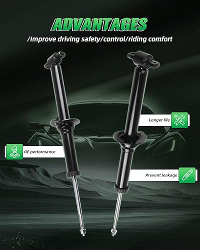 Miniatura 2 de SCITOO - Amortiguador trasero para Dodge se adapta a 2007-2009 para Chrysler Aspen, 2004-2009 para Dodge para amortiguadores Durango KG4159 Struts -