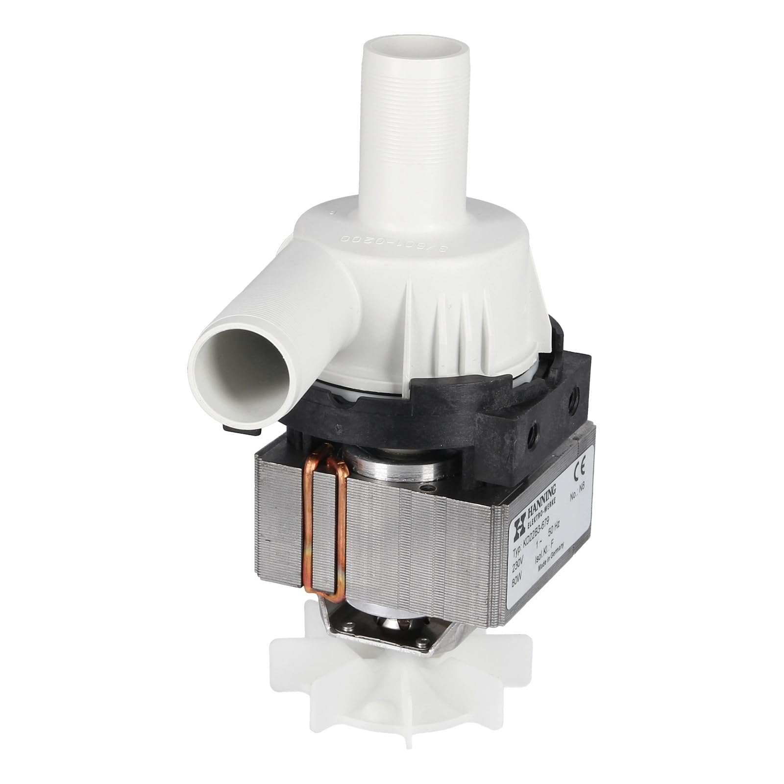 easyPART passend für HANNING KD22B3-679 Ablaufpumpe mit Pumpenkopf passend | für Miele 958662 in Waschmaschine, EUROPART 282999, eu282999, 4812, Geschirrspüler, Laugenpumpen, Entleerungspumpen
