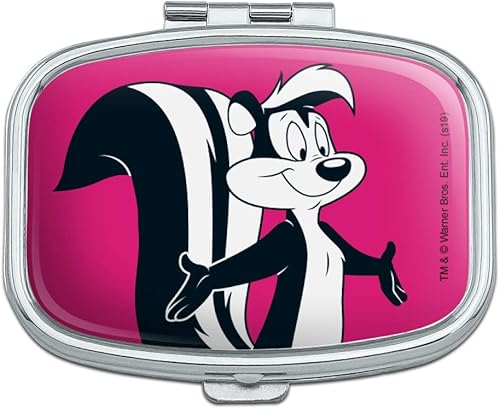 GRAPHICS & MORE Looney Tunes Pepe Le Pew - Pastillero rectangular con 2 compartimentos, caja de regalo