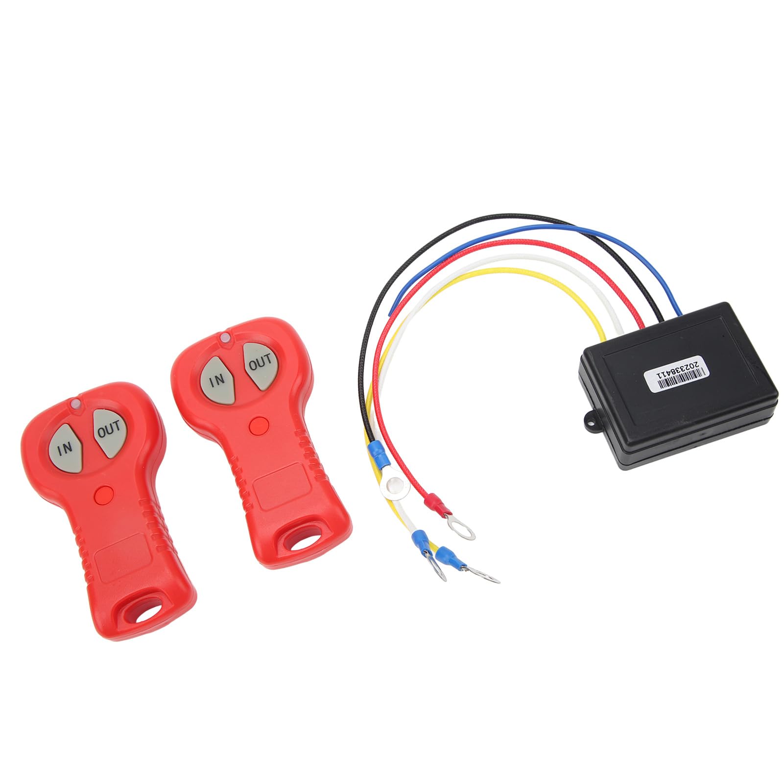 Contrôleur De Treuil Haute Sécurité 12v 24v Kit De Télécommande sans Fil 50m pour Camion SUV Véhicule Tout Terrain Dc12v Dc24v Récepteur Et 2 Télécommandes Inclus