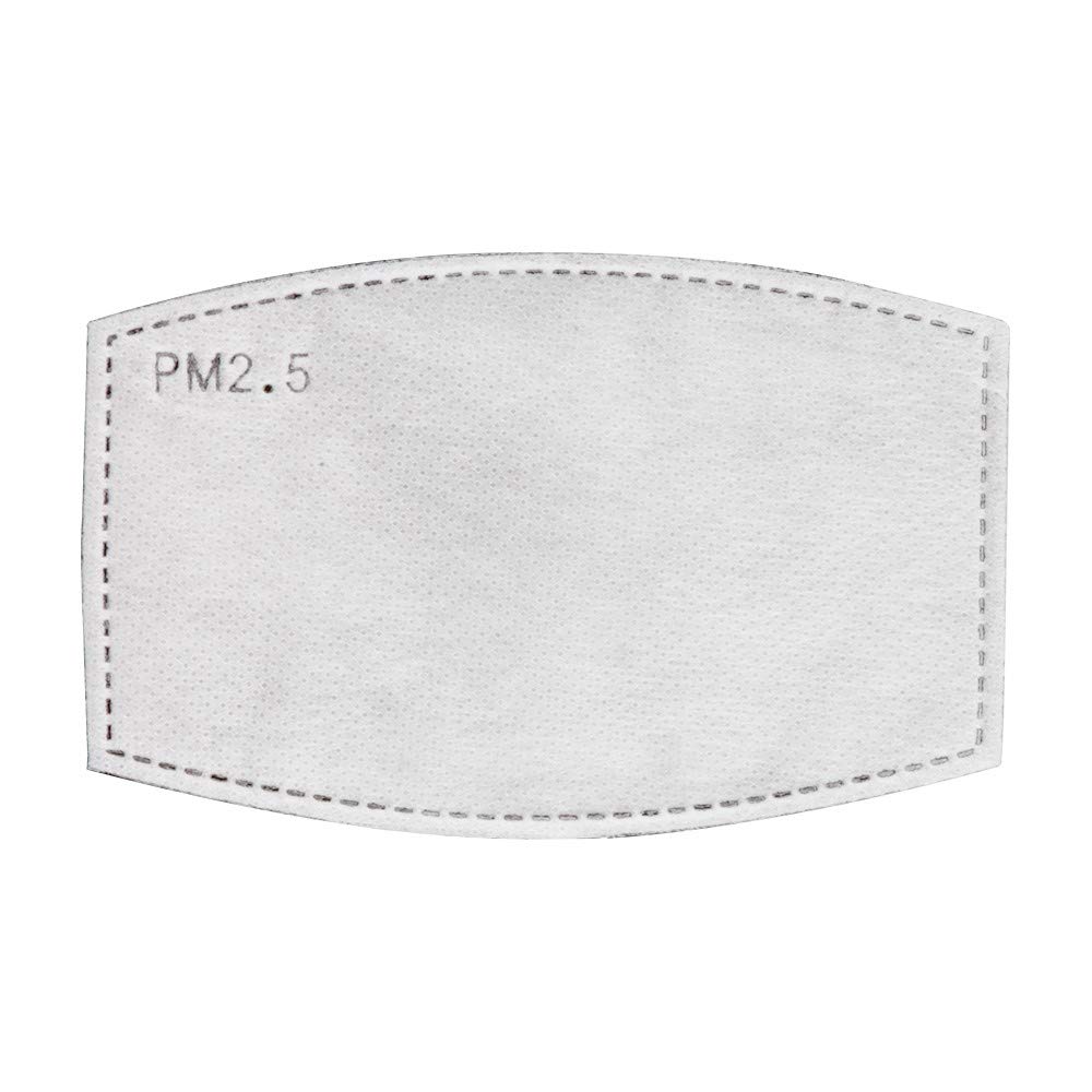 Safe+Mate (10 Pack) PM 2.5 Carbon Filter Replacement Inserts for Adult Cloth Masks
