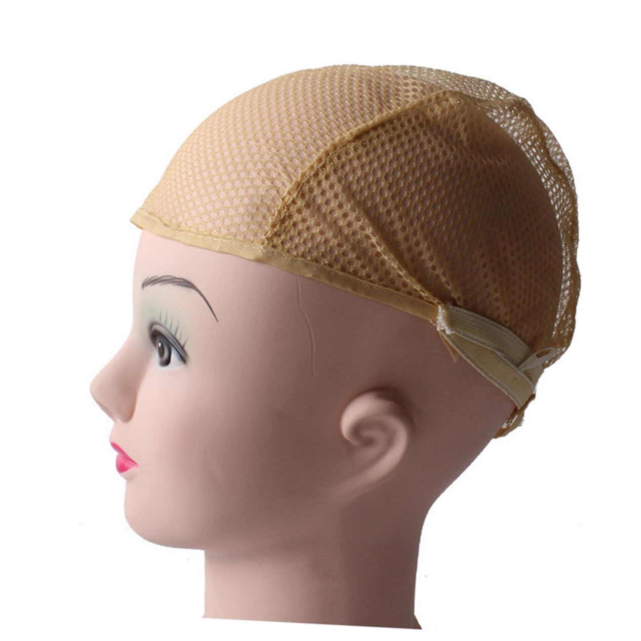 Gogogmee Unisex Wig Mesh Cap for Women Men Breathable Mesh Cap Soft Stretchy Hairnet Snood for Bun Sleeping