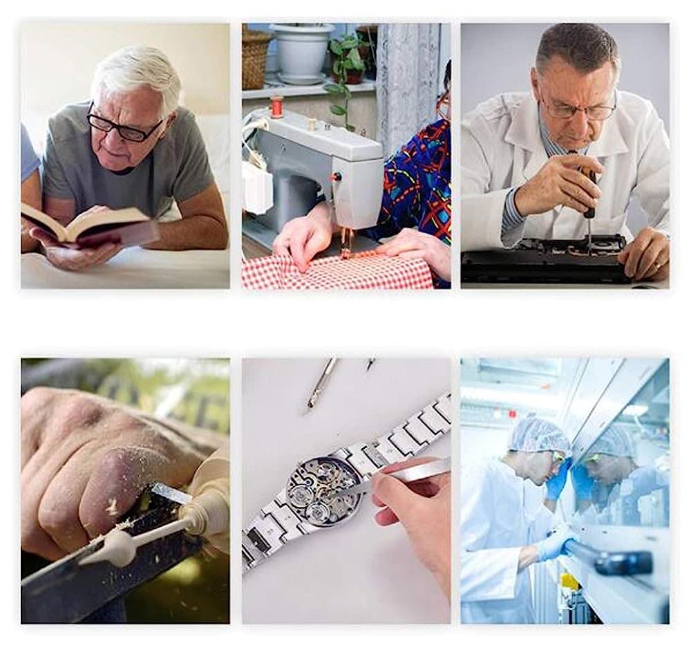 Lupas, lámpara de Escritorio con luz LED, Brazo Ajustable, Lupa, Lente HD, Plegable, para Personas Mayores, Lectura, ingeniería electrónica.