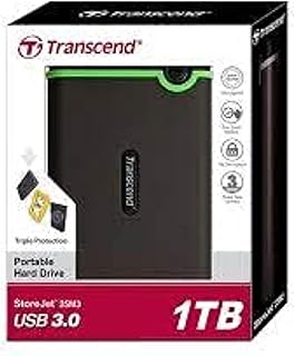 Transcend StoreJet 25M3 USB 3.1 1TB - Black