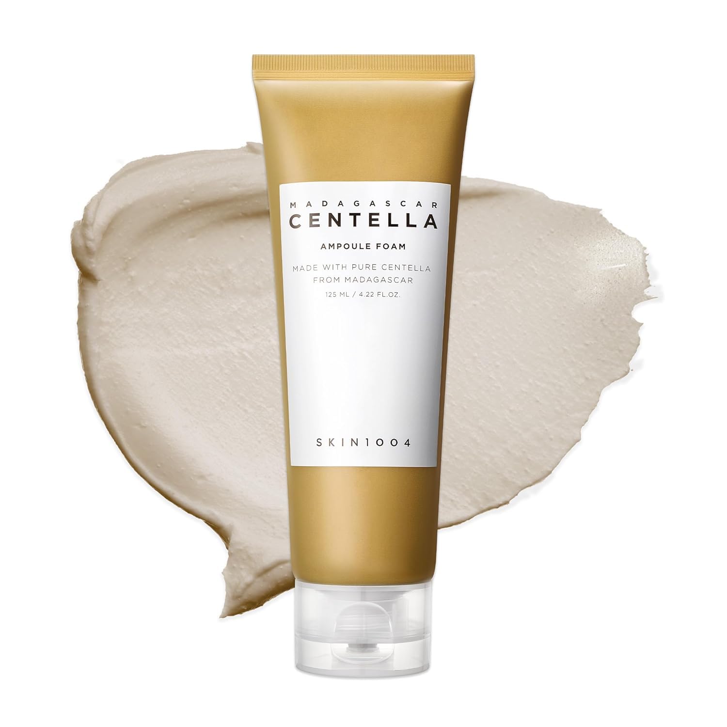 SKIN1004 Madagascar Centella Ampoule Foam, 125ml, Korean Face Cleanser & Makeup Remover with...