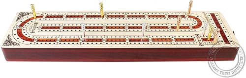 Miniatura 3 de Alfabeto continuo de la tabla de la cuna e forma incrustada en arce y madera de sangre con cajón de almacenamiento para las clavijas de la cuna
