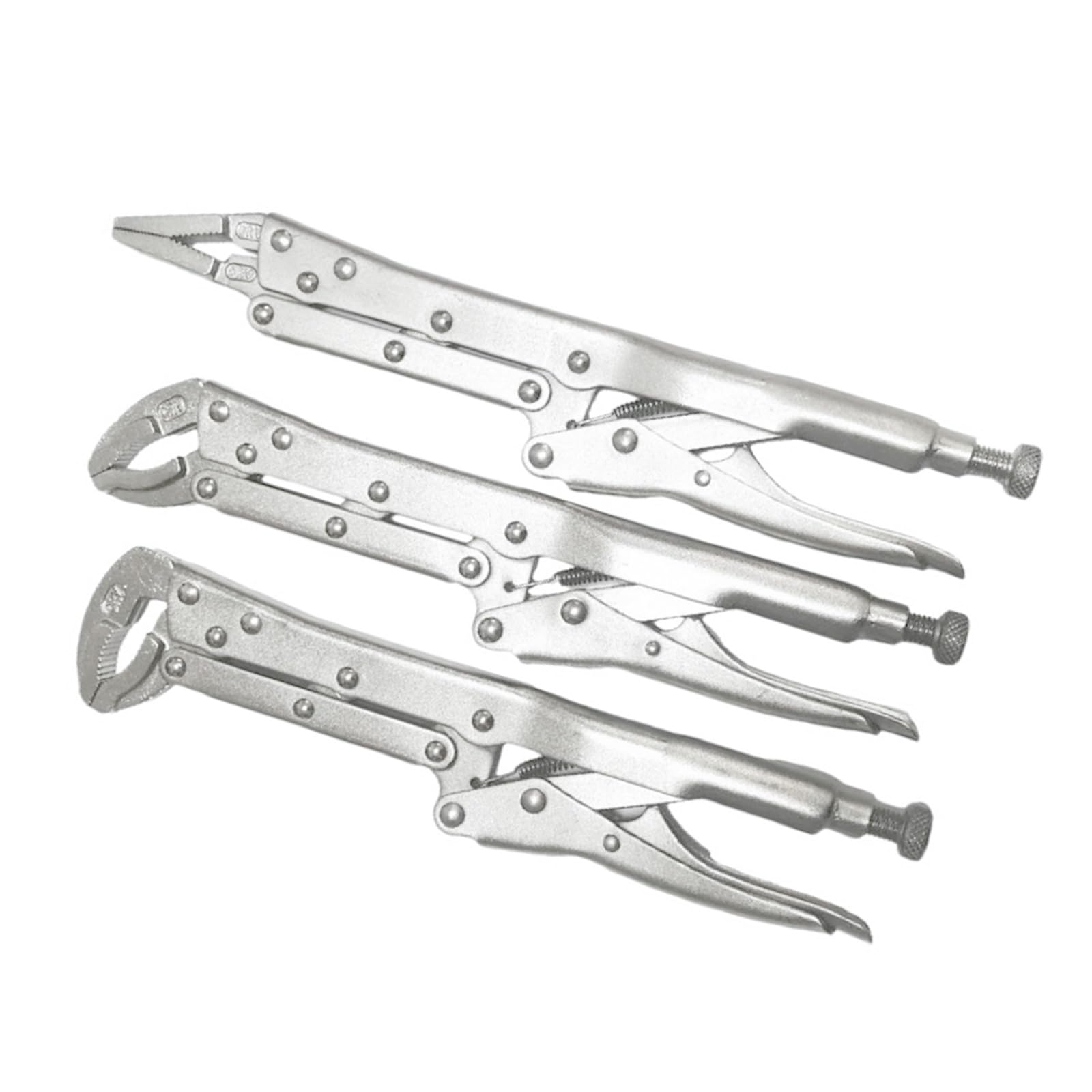 Pinza a becchi tondi ergonomica, multi-angolo