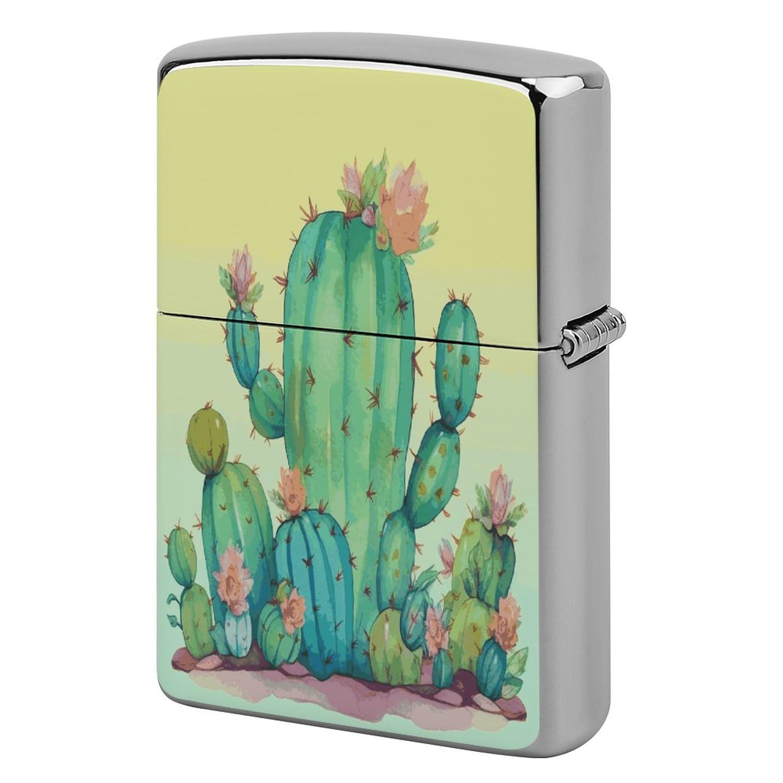 Fekiloot Style Funny Cactus Lighter Case Cover Lighter Holder