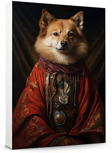 Miniatura 195 de Thuan Chow Chow Retrato de mascota con disfraz real de perro en un disfraz retrato de perro con vestimenta Retrato medieval de mascota retrato