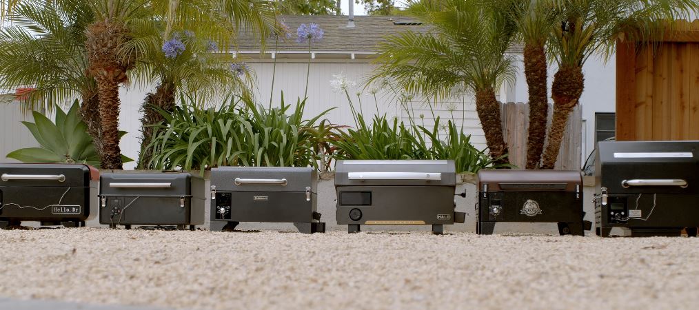 Charcoal Grills Pit Boss Portable Tabletop Pellet Grill, Mahogany