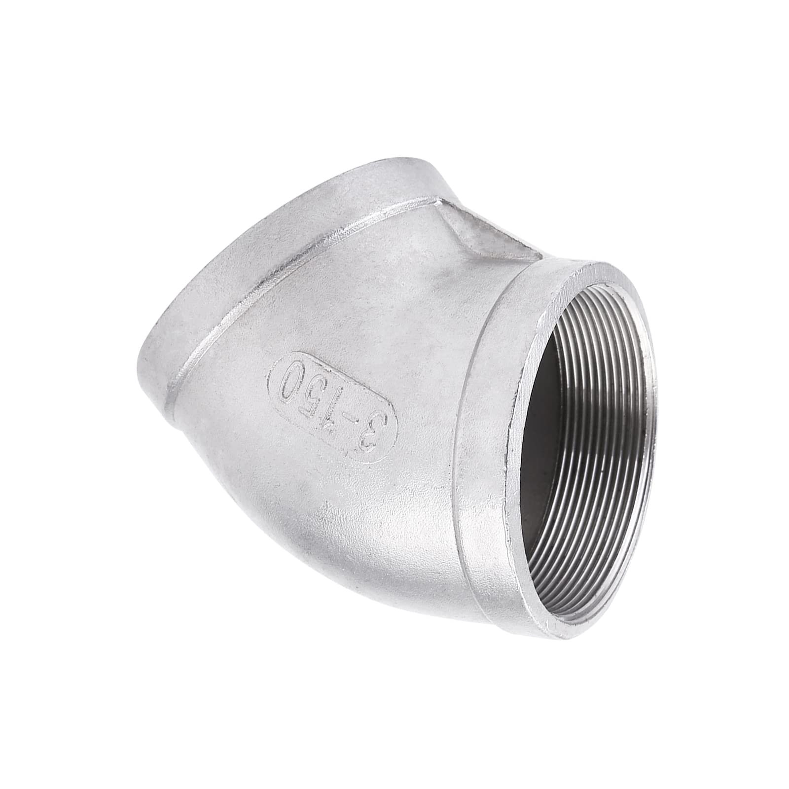 Closmos 316L Stainless Steel 45° Street Elbow - 1/8" NPT Male X 1/8" NPT Female - View #3