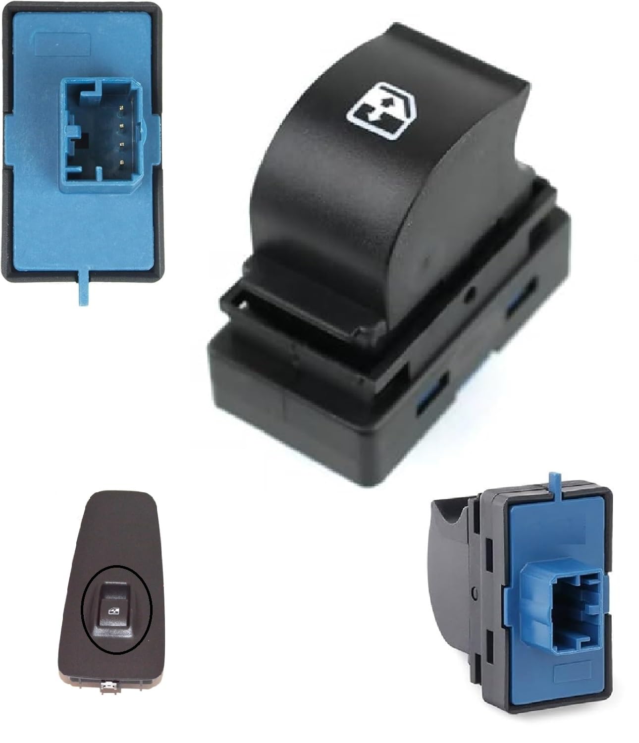 Ducato Jumper Boxer Pulsante Alzavetro Alzacristallo Lato Destro 4 Pin 2006-2014 735421717