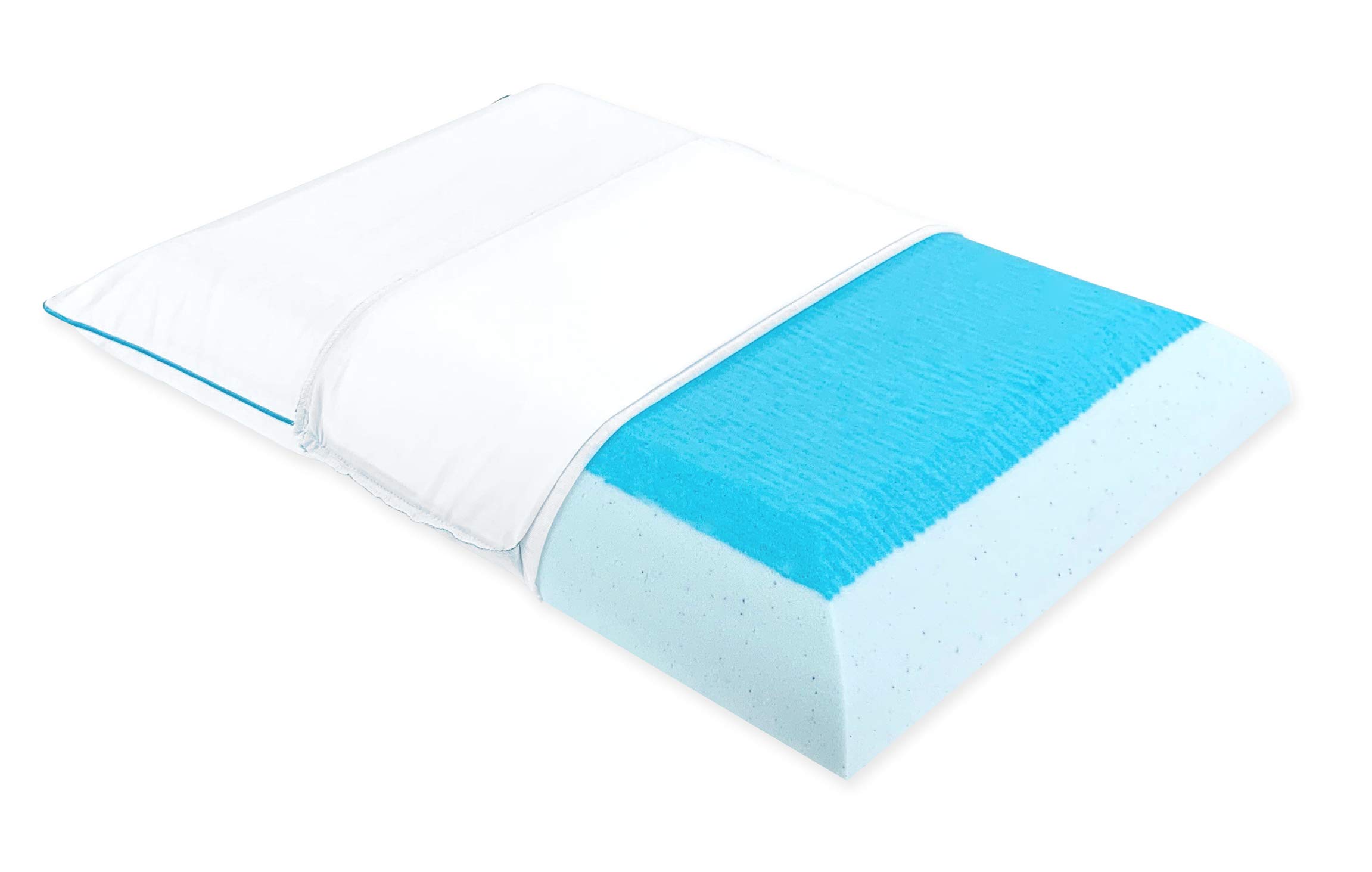 Bluewave Bedding Slim Memory Foam Pillow Bluewave Bedding Super