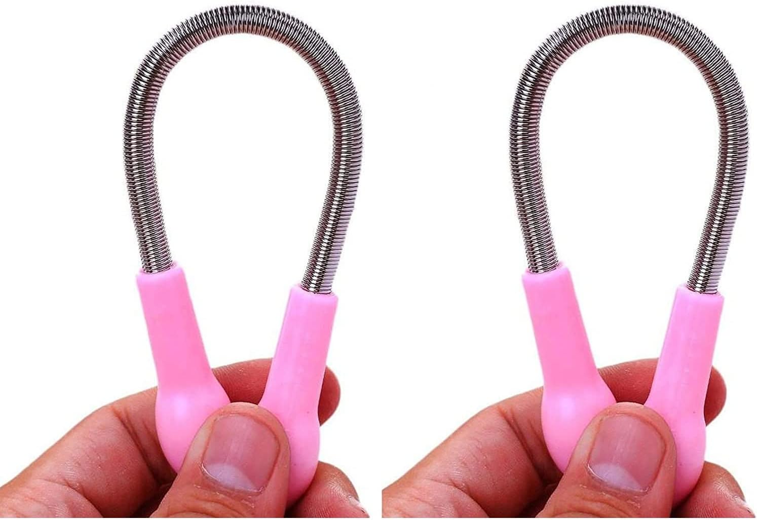 AHCS Facial Hair Remover Spring Stick For Women Remove Unwanted Hair on Upper Lip, Chin, Face, or Neck (Set Of 2)