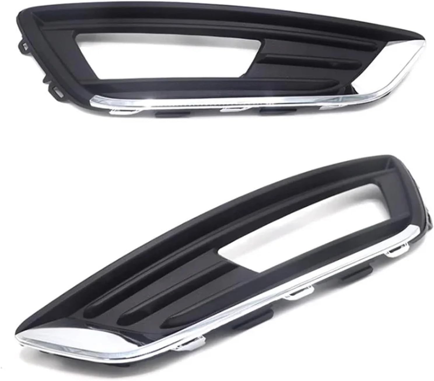 Foglight Foglamp Compatible For Ford Focus MK3 2015 2016 2017 2018 Front Bumper Fog Light DRL Daytime Driving Lamp Cover Frame Hood Grille(Hight Left)
