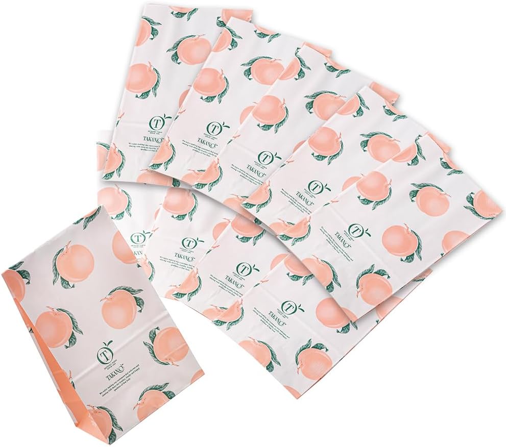 新宿高野 シェア果実サブレ10入（ピーチ柄紙袋付）