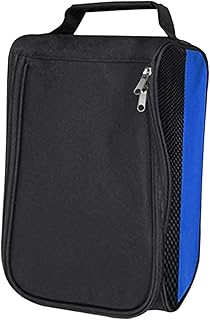 Bolsa portátil para zapatos de golf con cremallera para viajes, gimnasio, al aire libre, color azul, Marrón, Moda