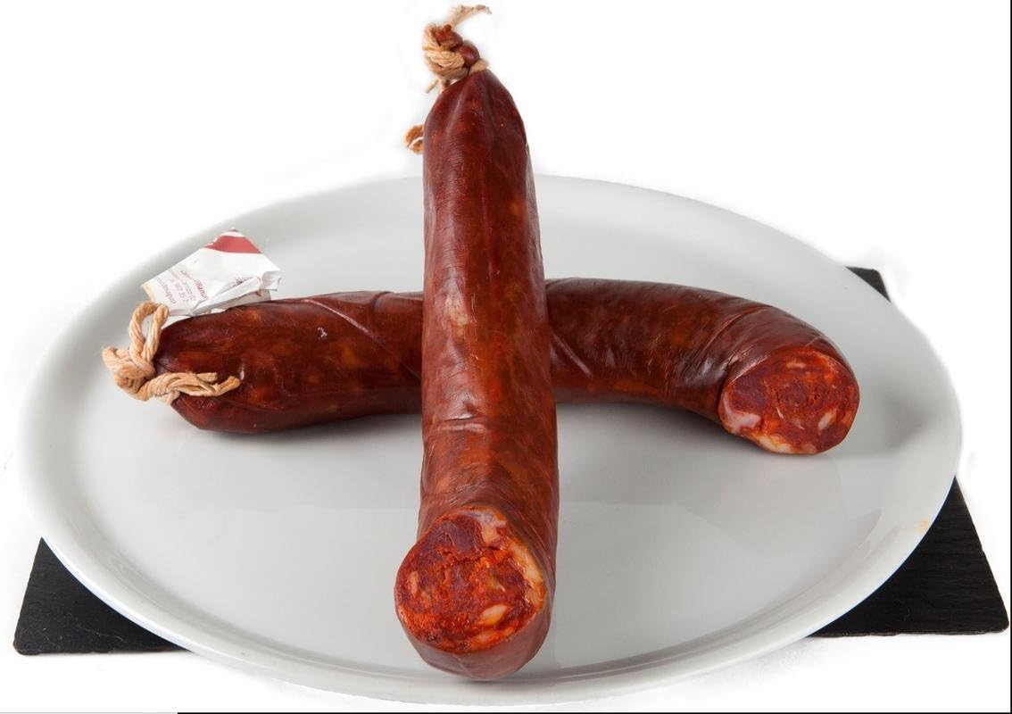 Chorizo de León picante, 1/2 pieza - envase al vacío, 220-300 gramos aprox. - sin gluten