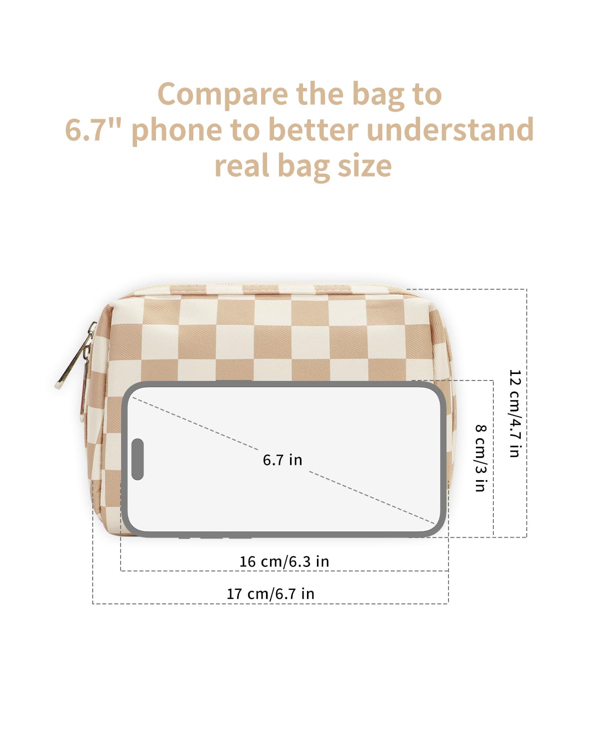 Kleine Make-up Tasche für Geldbeutel Reise Make-up Pouch Mini Kosmetiktasche für Frauen Mädchen