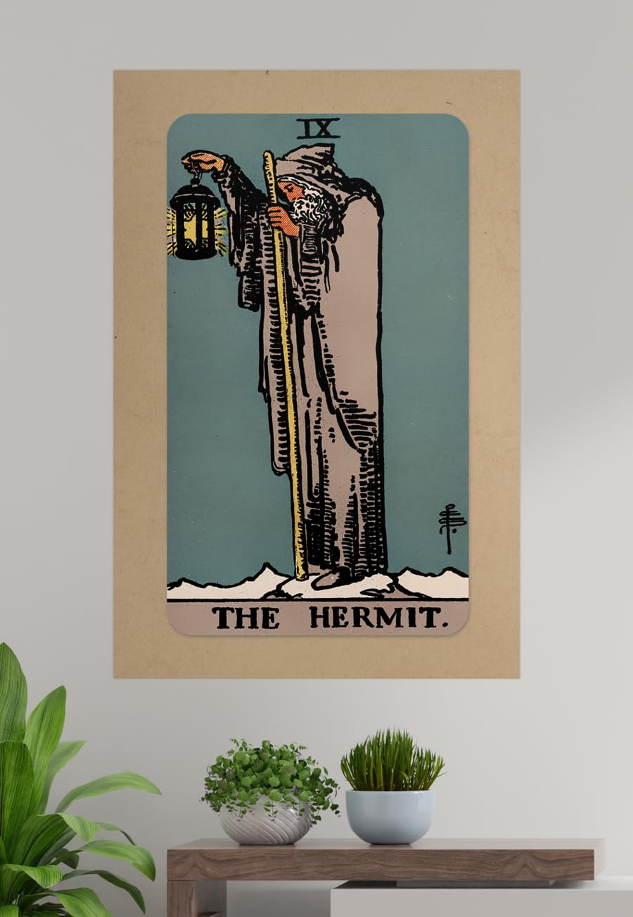 Amazon.co.jp: The Hermit タロットカードポスター - [11インチ x 17