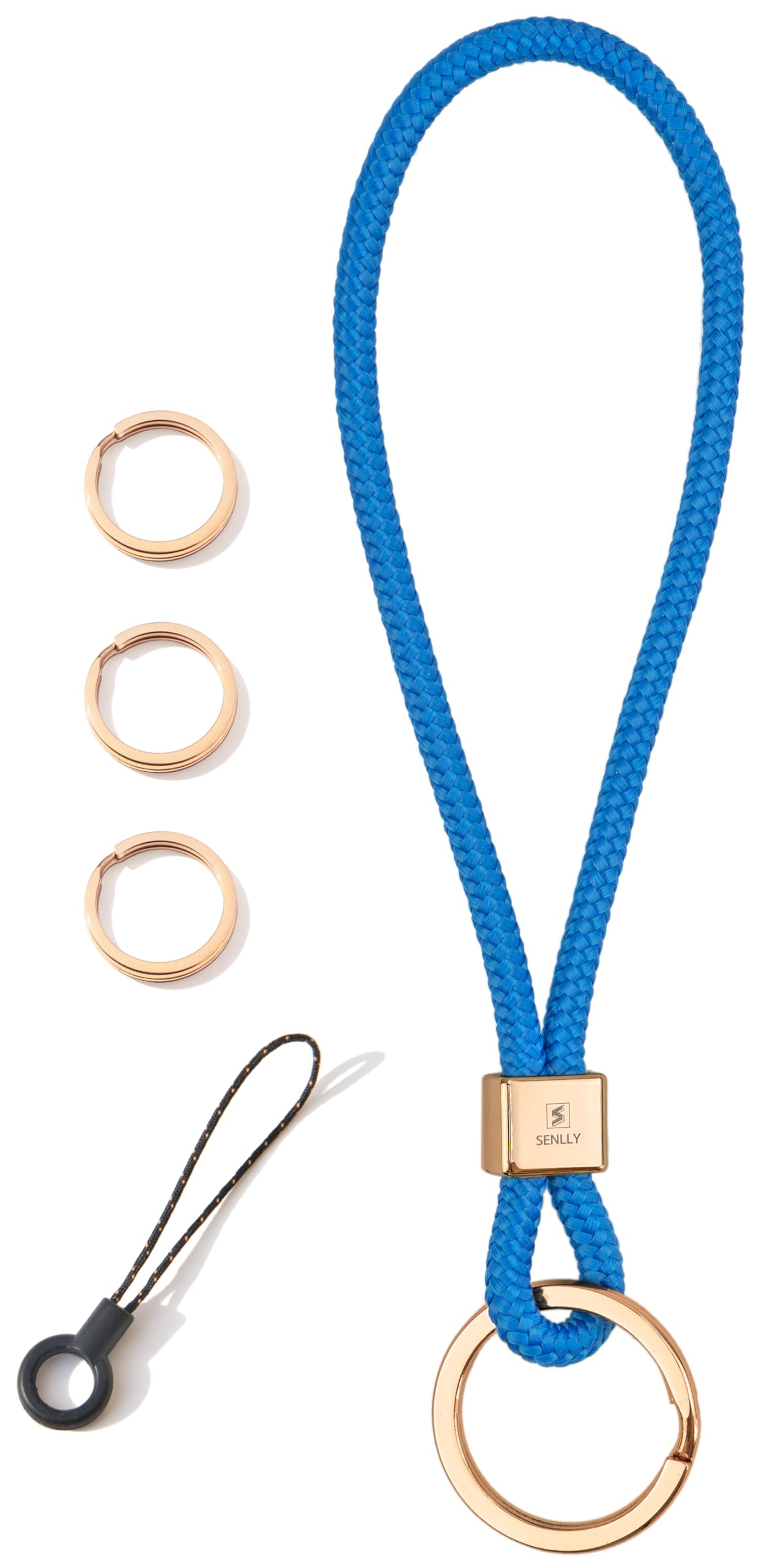 SENLLY Wristlet Lanyard Strap for Keys, Original Minimalist Design Wrist Keychain Holder
