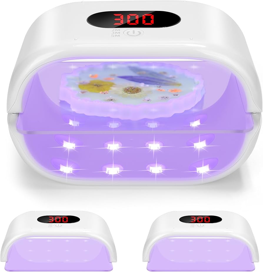 レジンパーツ　uvライト Amazon.co.jp: Winartton UVライト レジン用、両面UVレジンランプ 大型